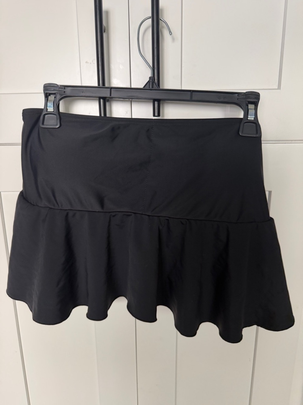 Black Ruffle Swim Bikini Top
